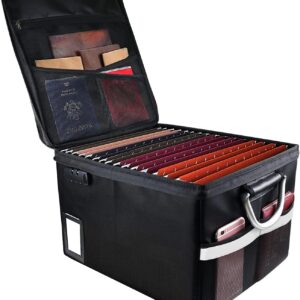 Fireproof Document File Organizer Box