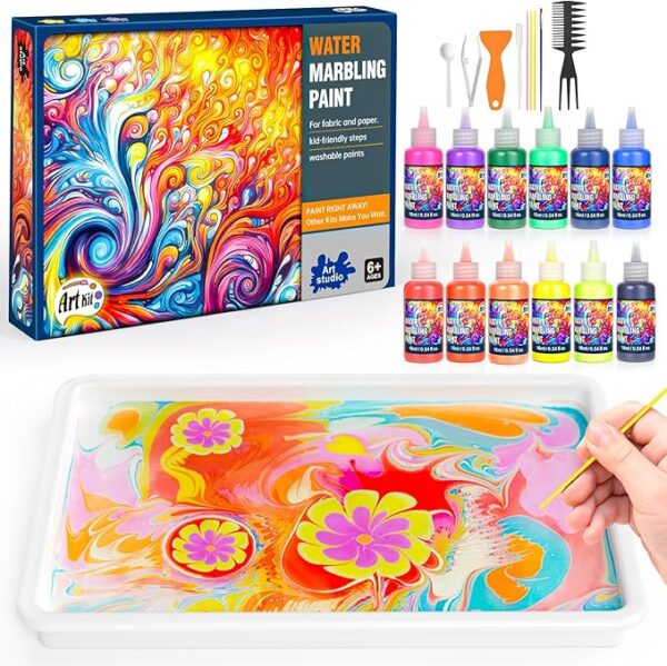 Water Marbling Paint Kit for Kids